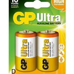Baterie gp batteries, ultra alcalina d (lr20) 1.5v alcalina, blister 2 buc. "gp13au-2ue2" "gppca13au005" (include tv 0.16lei)
