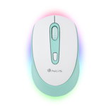 Mouse wireless reincarcabil Bluetooth 5.0 Smog Mint-RB 2400dpi silent click verde menta RBG NGS, NGS