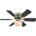 Ventilator Ugo, 1 bec, dulie E27, intrerupator pe lant, palete grafit, 0307W Globo, Globo Lighting