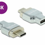 Adaptor USB Delock USB-C - Thunderbolt 3 Silver (66433), Delock