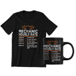 Set cadou personalizat pentru ingineri cu tricou si cana Inginer3008 Mecanichal Cost
