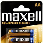 Baterie alcalina Maxell AA/LR6, 4 buc/blister, Maxell