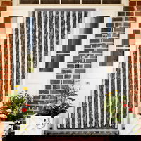 vidaXL Perdea pentru insecte gri deschis si alb 100x230 cm chenille