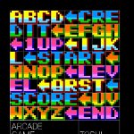 Arcade Game Typography - Toshi Omagari - Toshi Omigari