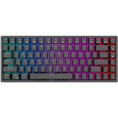 Mecanica fara fir RK84 RGB, switch rosu (negru)