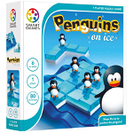 Joc de logica Penguins on ice cu 100 de provocari limba romana, Smart Games