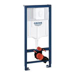 Set rezervor wc incastrat Rapid SL cu set fixare si clapeta alba Skate Air Grohe