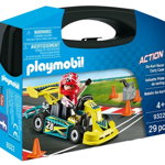 Set portabil masinuta de curse Playmobil Action, Playmobil
