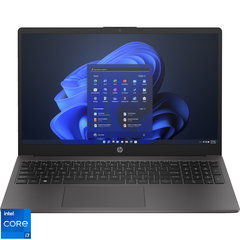 Laptop HP 250 G10, cu procesor Intel® Core™ i7-1355U pana la 5.0 GHz, 15.6", Full HD, 16GB DDR4, 512GB SSD, Intel® Iris® Xᵉ Graphics, Windows 11 Pro, Dark ash silver
