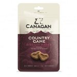 CANAGAN Country Game Biscuit Bakes, XS-XL, Rață și Vânat, punguță recompense fără cereale câini junior & adult, 150g, Canagan