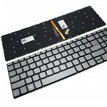 Tastatura Lenovo IdeaPad 3-15IML05 Neagra cu Palmrest Argintiu cu TouchPad, IBM Lenovo