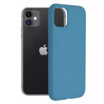 Husa Compatibila cu iPhone 11 Techsuit Soft Edge Silicone Albastru Denim