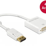 Adaptor Displayport la DVI T-M 1.2 4K Activ Alb