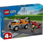 LEGO® City - Camioneta de tractare si masina sport 60435, 101 piese, Lego