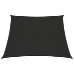 Pânză parasolar, negru, 4/5x3 m, HDPE, 160 g/m²