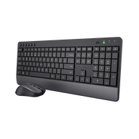 Kit tastatura si mouse Trezo Black, Trust