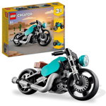 Jucarie 31135 Creator 3in1 Vintage Motorbike Construction Toy, LEGO