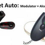 Pachet AUTO : Modulator FM mp3 player cu incarcator pentru diverse dispozitive incorporat + Alcool Tester