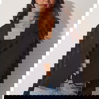 Happiness İstanbul, Sacou cu aspect suprapus, Negru