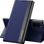 Hurtel Sleep Case Pro etui do Samsung Galaxy A53 5G z klapką podstawka niebieskie, Hurtel