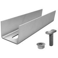 Conector sina SolidRail XS, Pentru profile Light si UltraLight, K2 Systems 1004107, Aluminiu, K2