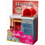 Mattel - Set de joaca Mobilier exterior , Barbie,  Cuptor pizza