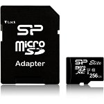Micro SDXC 256GB Class 10 Elite UHS-1 + Adaptor, SILICON-POWER