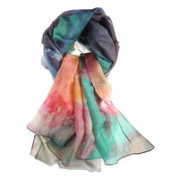 Esarfa matase, explozie de culori