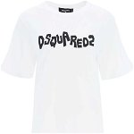 DSQUARED2 Logo Printed T-Shirt WHITE, DSQUARED2