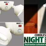 Lampa LED fara fir, cu senzor de miscare Night Eyes, Jungle Shop