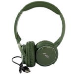 Casti Audio 4 in 1 cu Bluetooth, Handsfree, Radio FM, Micro SD/TF, 32Ω, Difuzoare 40mm, Incarcare 2h, Verde, NIA