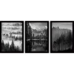 Tablouri 3 buc. 35x45 cm Black & White – Wallity, Wallity