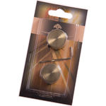 Capat galerie metal forjat, dop, 20 mm, auriu antic, 2 buc, Sndeco