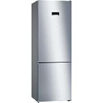 Combina frigorifica Bosch KGN49XIEA, NoFrost, 435 L, Super-racire, Super-congelare, TouchControl, SoftLight, H 203 cm, Inox antiamprenta