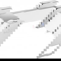 Baterie dus culoare crom alb Deante, Anemon, Deante