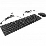 Kit Tastatura Si Mouse USB SlimStar C126 31330007400 Negru, Genius
