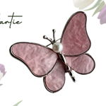 Brosa Butterfly roz 3x5 cm BR23.047, 