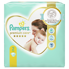 PAMPERS PREMIUM CARE SCUTECE BEBE NR2 4-8KG 23BUC, Pampers