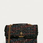 Kurt Geiger Geantă Tweed Lg Kensington X Bag 1595755609 Negru, Kurt Geiger