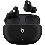 Casti True Wireless Apple Beats Studio Buds, Bluetooth, USB-C, microfon, rezistenta la apa si praf, Negru