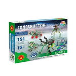 Set constructie, Alexander, 151 piese metalice Constructor Roboti 4in1