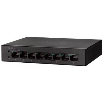 Switch SF110D-08HP 8-PORT 10/100 POE, Cisco