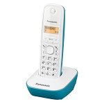 Telefon fără Fir Panasonic Corp. KX-TG1611SPC DECT Alb Turquoise Chihlimbar