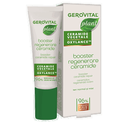 Booster Regenerare Ceramide Pentru Ten Normal și Mixt  Hidratează și Revitalizează, Gerovital Plant, 15 Ml, Gerovital Plant