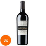 Set 3 x Vin Rosu Collezione Cinquanta Vino Rosso D Italia San Marzano 14,5% Alcool 750 ml