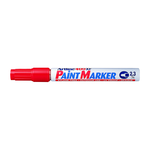 Marker Cu Vopsea Artline 400xf, Corp Metalic, Varf Rotund 2.3mm - Rosu