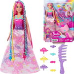 Papusa Barbie Mattel Princess Curly evidentiaza Papusa HNJ06, Mattel