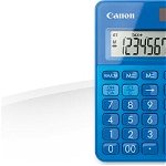 Office calculator Canon LS100KMBL 10 Digit, 19.00cm x 11.70cm x 2.50cm, Albastru, Canon