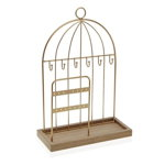 Suport pentru bijuterii Bird Cage, Versa, 24x10x34 cm, metal, Versa