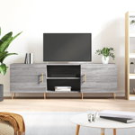 vidaXL Comodă TV, gri sonoma, 150x30x50 cm, lemn compozit, vidaXL